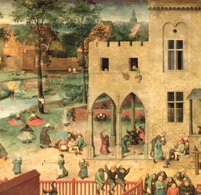 Giochi dei bambini (Kinderspiele): dettaglio dell